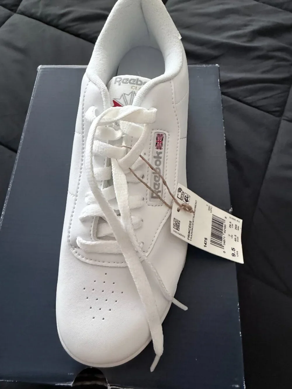 Reebok Princess Classic White Women’s Sneakers w/ Box - Size 9.5